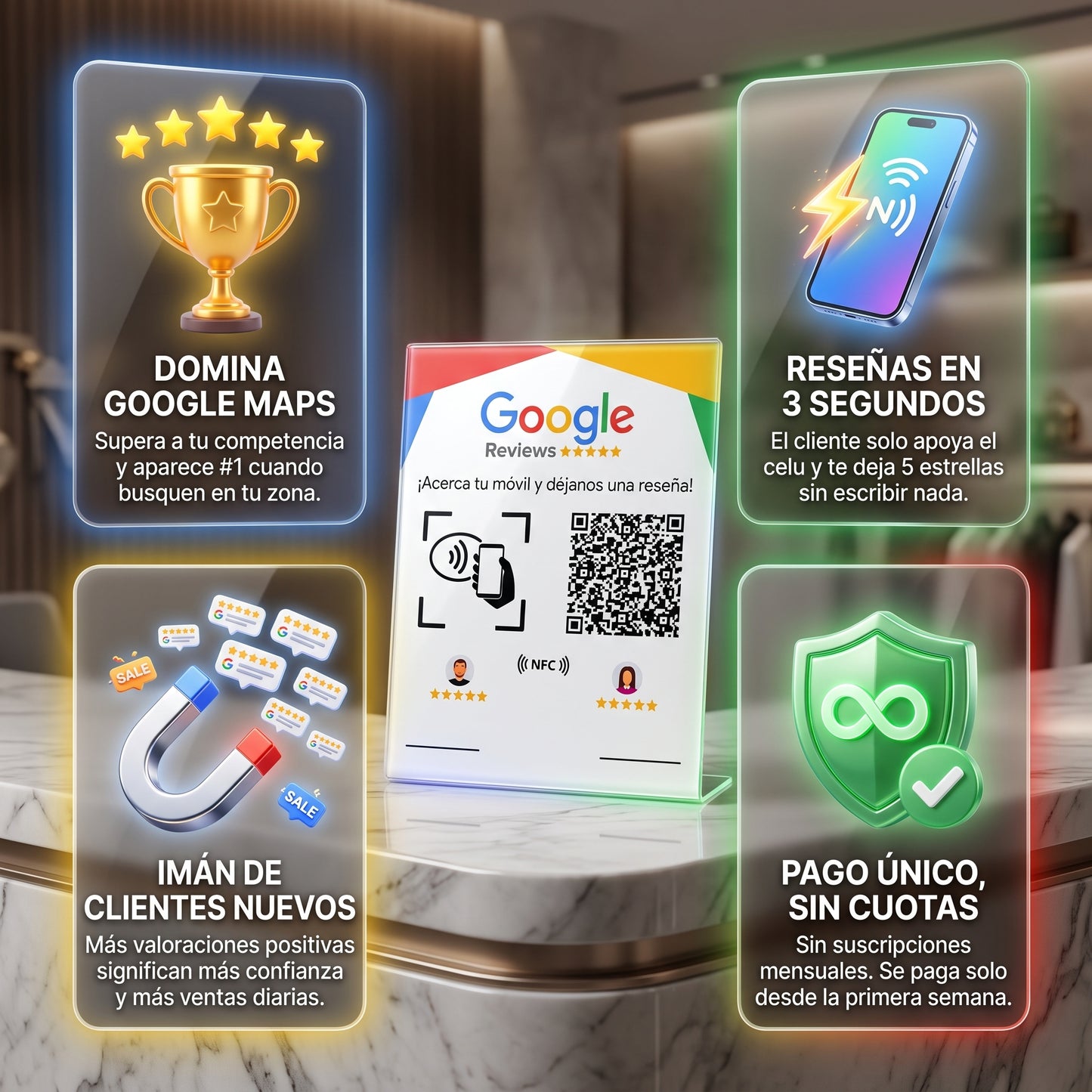 cartel de reseña