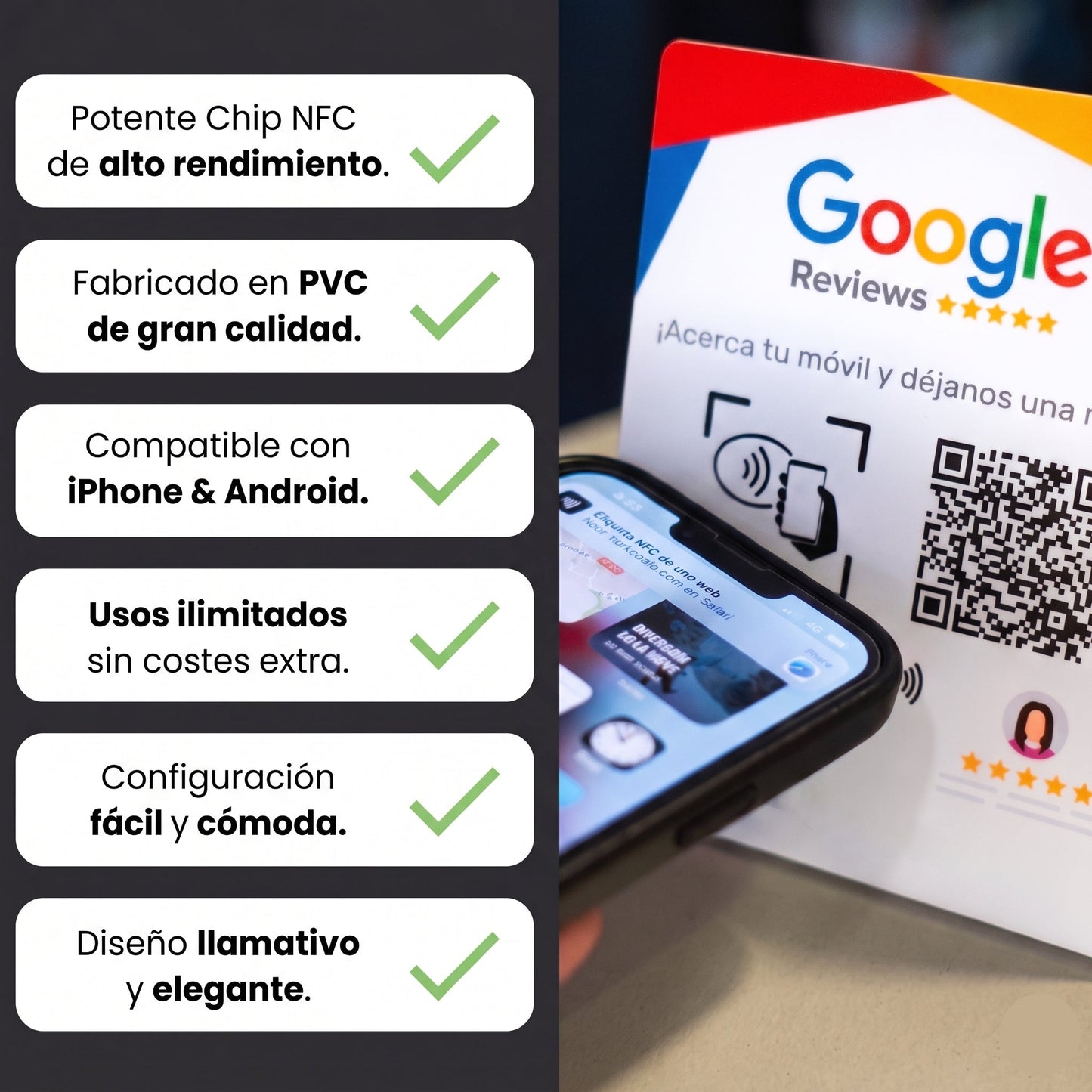 cartel de reseña